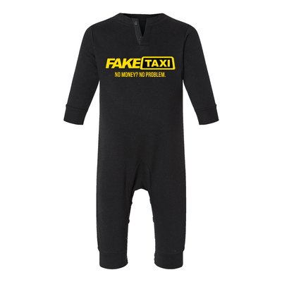 Fake Taxi No Money No Problem Infant Fleece One Piece