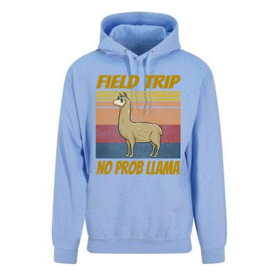 Field Trip No Prob Llama Funny Gift Field Day Vibes Teachers Students Gift Unisex Surf Hoodie