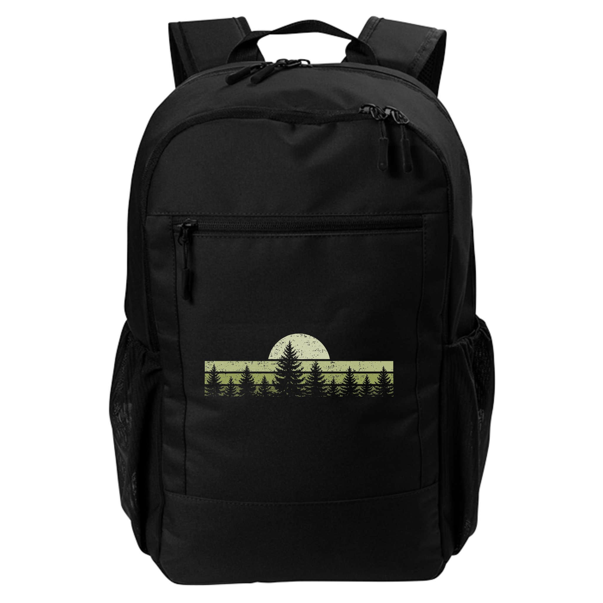 Forest Trees Nature Outdoors Backpack