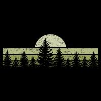 Forest Trees Nature Outdoors Backpack