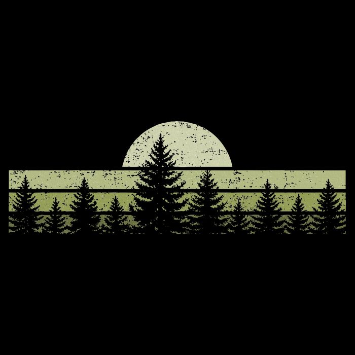Forest Trees Nature Outdoors Backpack