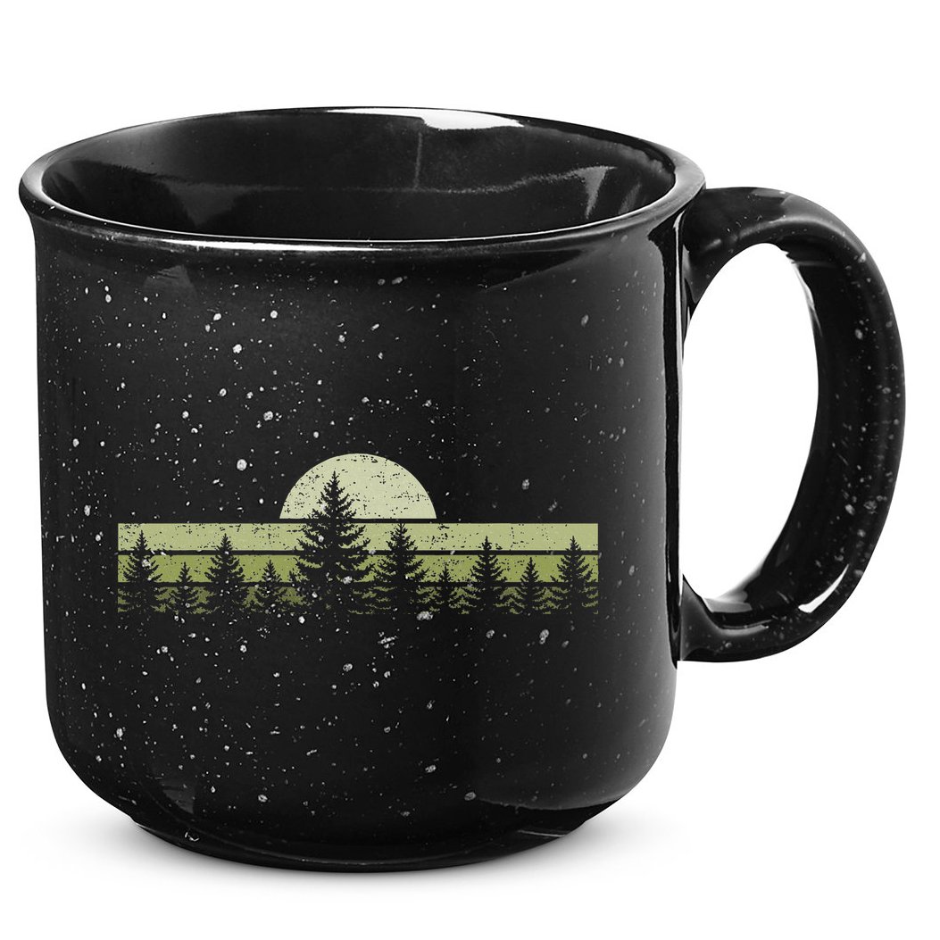 Forest Trees Nature Outdoors 15oz Campfire Ceramic Mug