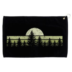 Forest Trees Nature Outdoors Grommeted Golf Towel