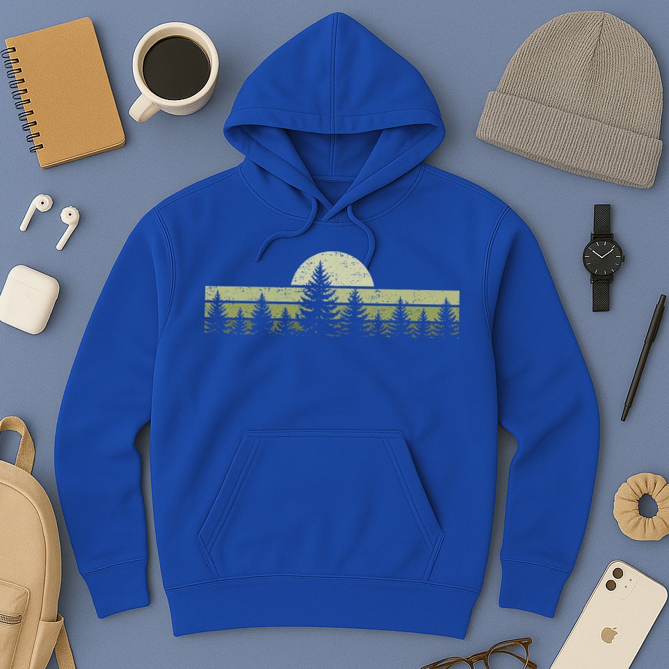 Forest Trees Nature Outdoors Hoodie