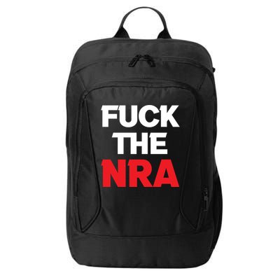 Fuck The NRA Gun Control Now City Backpack