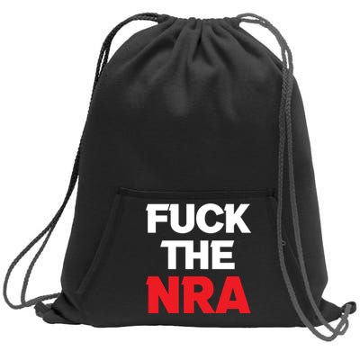 Fuck The NRA Gun Control Now Sweatshirt Cinch Pack Bag