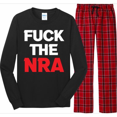 Fuck The NRA Gun Control Now Long Sleeve Pajama Set