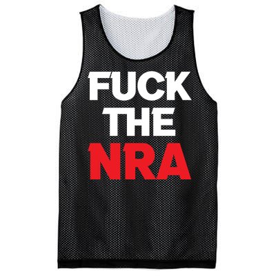 Fuck The NRA Gun Control Now Mesh Reversible Basketball Jersey Tank