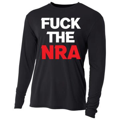 Fuck The NRA Gun Control Now Cooling Performance Long Sleeve Crew