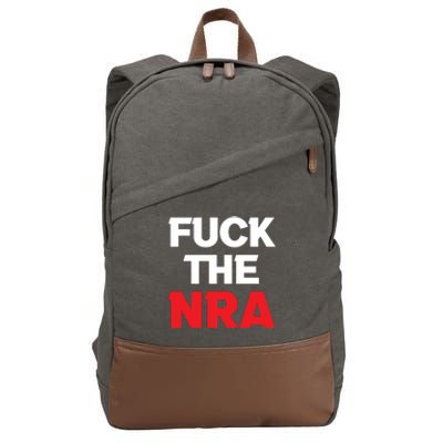 Fuck The NRA Gun Control Now Cotton Canvas Backpack