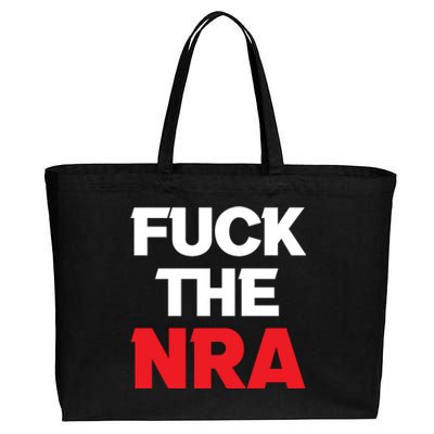 Fuck The NRA Gun Control Now Cotton Canvas Jumbo Tote