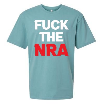 Fuck The NRA Gun Control Now Sueded Cloud Jersey T-Shirt