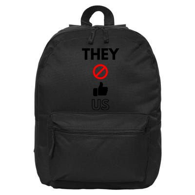 Funny They Not Like Us 16 in Basic Backpack