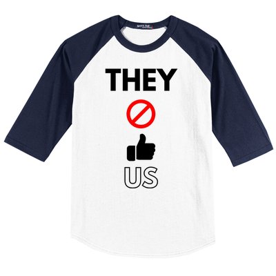 Funny They Not Like Us Baseball Sleeve Shirt