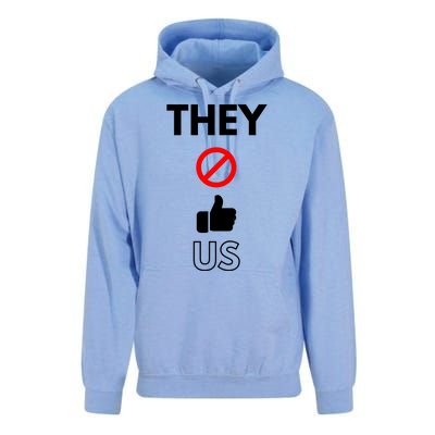 Funny They Not Like Us Unisex Surf Hoodie