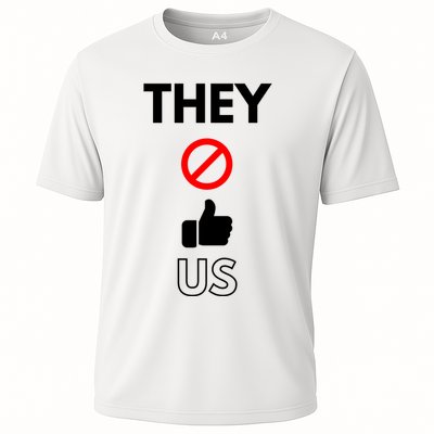 Funny They Not Like Us Cooling Performance Crew T-Shirt