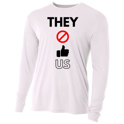 Funny They Not Like Us Cooling Performance Long Sleeve Crew