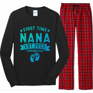 First Time Nana Let The Spoiling Begin New Grandparents Gift Long Sleeve Pajama Set