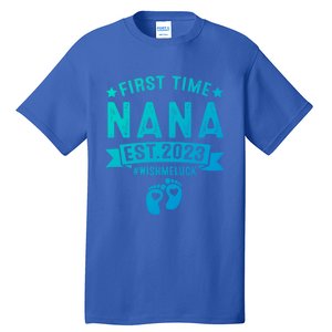 First Time Nana Let The Spoiling Begin New Grandparents Gift Tall T-Shirt