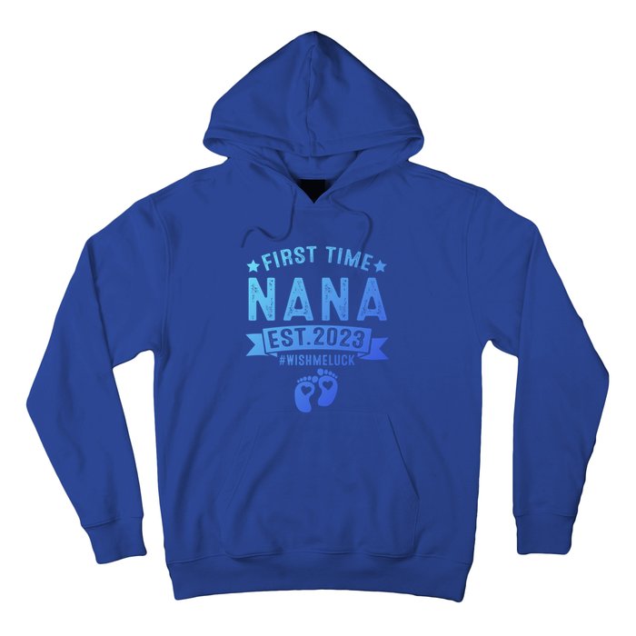 First Time Nana Let The Spoiling Begin New Grandparents Gift Hoodie