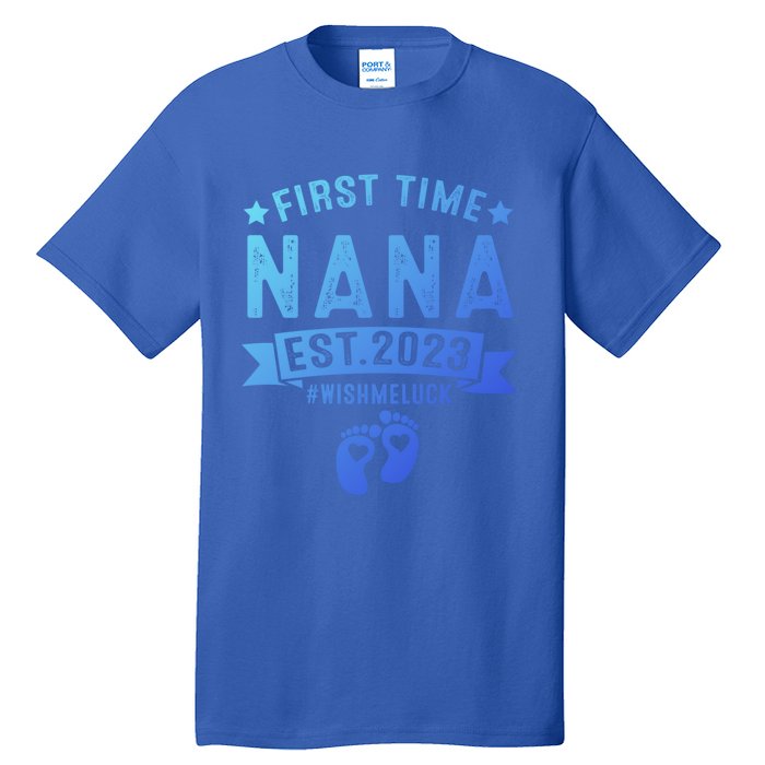 First Time Nana Let The Spoiling Begin New Grandparents Gift Tall T-Shirt