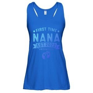 First Time Nana Let The Spoiling Begin New Grandparents Gift Ladies Essential Flowy Tank