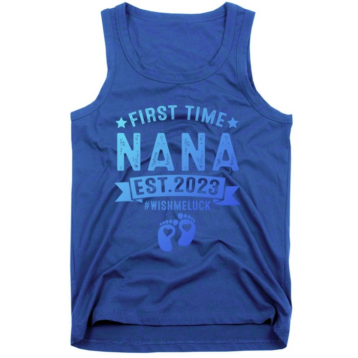 First Time Nana Let The Spoiling Begin New Grandparents Gift Tank Top