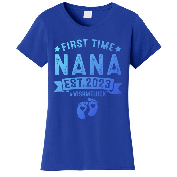 First Time Nana Let The Spoiling Begin New Grandparents Gift Women's T-Shirt