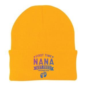 First Time Nana Let The Spoiling Begin New Grandparents Gift Knit Cap Winter Beanie