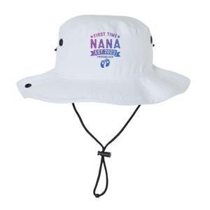 First Time Nana Let The Spoiling Begin New Grandparents Gift Legacy Cool Fit Booney Bucket Hat