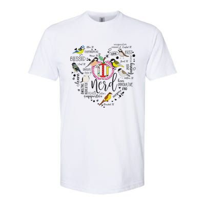 Funny Tit Nerd Birdwatching Humor Design Softstyle CVC T-Shirt