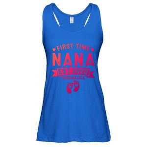 First Time Nana Let The Spoiling Begin New Grandparents Gift Ladies Essential Flowy Tank