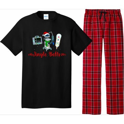 Festive Telemetry Nurse Christmas Crew Tele Tech Xmas Pajama Set