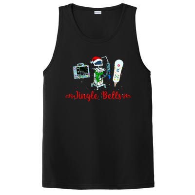 Festive Telemetry Nurse Christmas Crew Tele Tech Xmas PosiCharge Competitor Tank