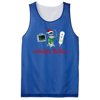 Festive Telemetry Nurse Christmas Crew Tele Tech Xmas Mesh Reversible Basketball Jersey Tank