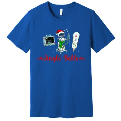 Festive Telemetry Nurse Christmas Crew Tele Tech Xmas Premium T-Shirt