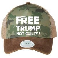 Free Trump Not Guilty Legacy Tie Dye Trucker Hat