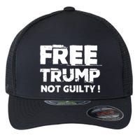 Free Trump Not Guilty Flexfit Unipanel Trucker Cap
