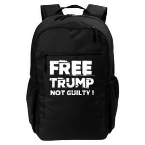 Free Trump Not Guilty Daily Commute Backpack