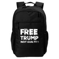 Free Trump Not Guilty Daily Commute Backpack