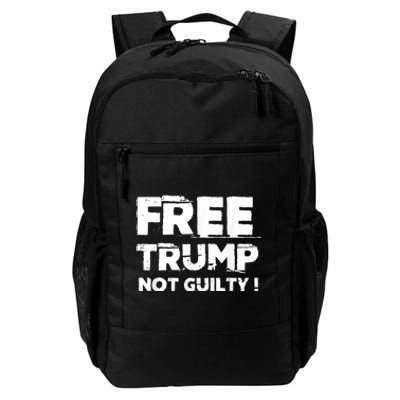 Free Trump Not Guilty Daily Commute Backpack