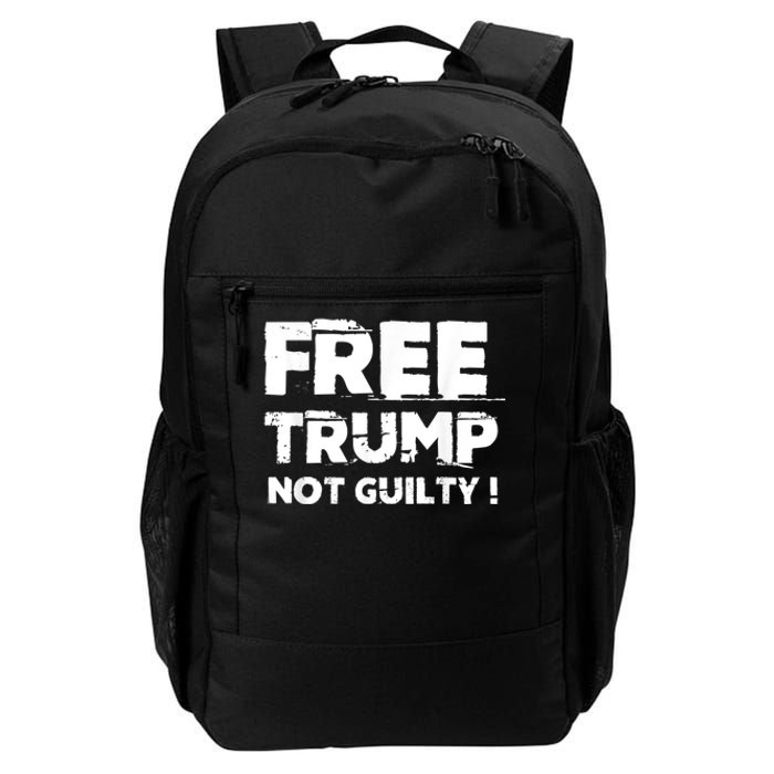 Free Trump Not Guilty Daily Commute Backpack