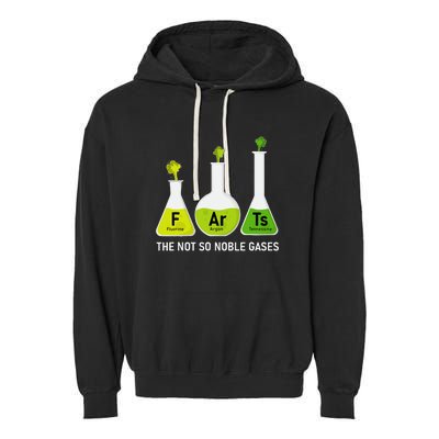 Farts The Not So Noble Gases Funny Chemistry Garment-Dyed Fleece Hoodie