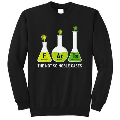 Farts The Not So Noble Gases Funny Chemistry Sweatshirt