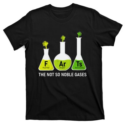 Farts The Not So Noble Gases Funny Chemistry T-Shirt