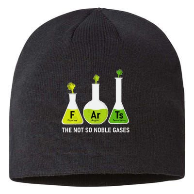 Farts The Not So Noble Gases Funny Chemistry Sustainable Beanie