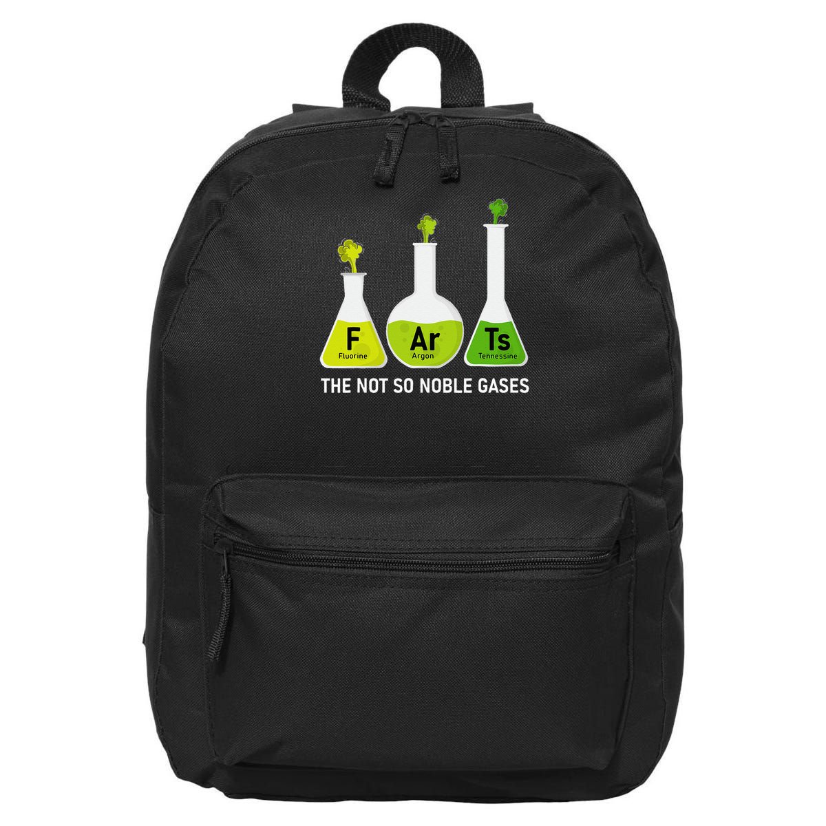 Farts The Not So Noble Gases Funny Chemistry 16 in Basic Backpack