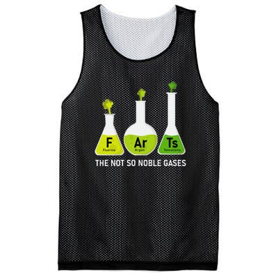 Farts The Not So Noble Gases Funny Chemistry Mesh Reversible Basketball Jersey Tank