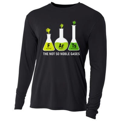 Farts The Not So Noble Gases Funny Chemistry Cooling Performance Long Sleeve Crew