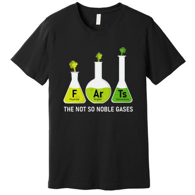 Farts The Not So Noble Gases Funny Chemistry Premium T-Shirt